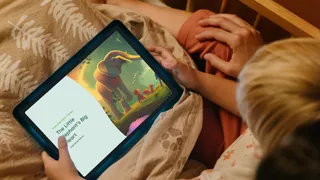 Illustrated bedtime story artwork from Goodnight AI