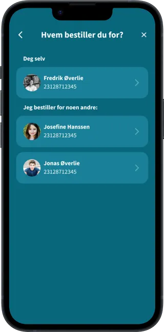 Helsenorge app screen