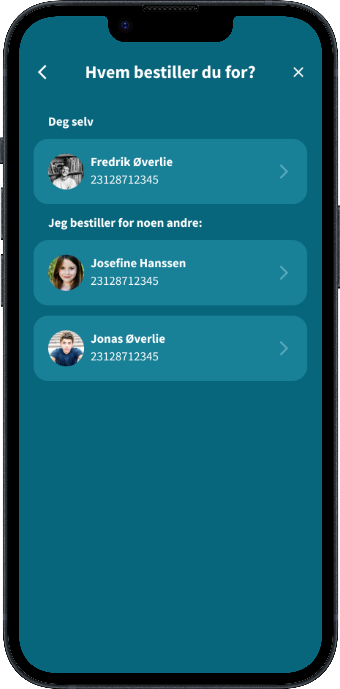 Helsenorge app screen
