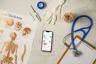 Helsenorge running on a phone