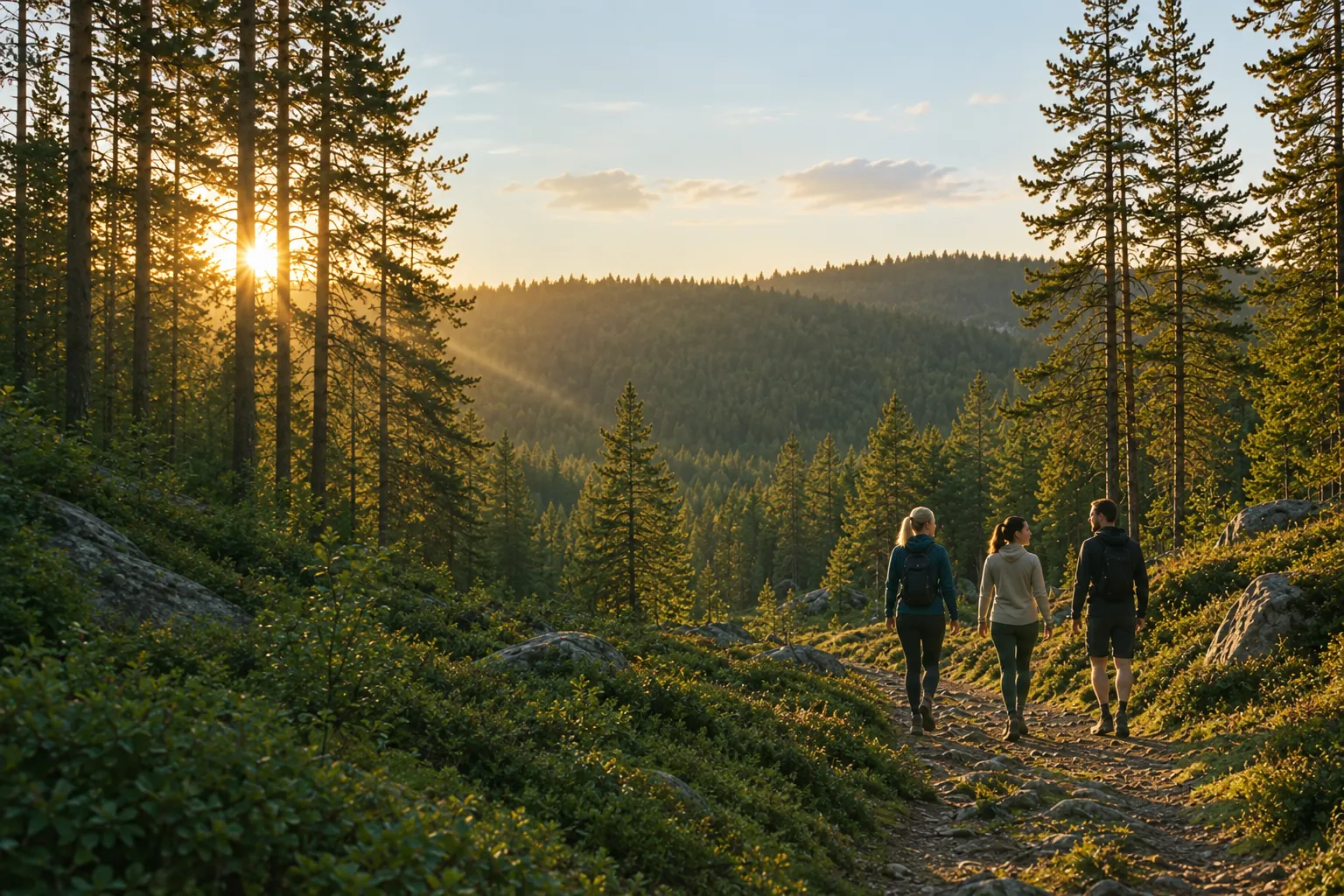 Photograph from Trefadder's Walk for Trees campaign